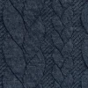 Bekleidungsstoff Cably Zopfmuster Strickstoff Meterware einfarbig anthrazit 1,50m Breite