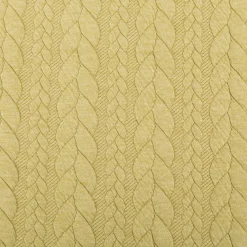 Bekleidungsstoff Cably Zopfmuster einfarbig grün 1,4m Breite