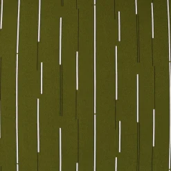 Bekleidungsstoff Chiffon Streifen khaki grün weiß schwarz 1,45m Breite