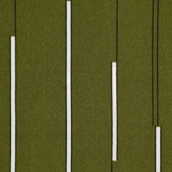 Bekleidungsstoff Chiffon Streifen khaki grün weiß schwarz 1,45m Breite