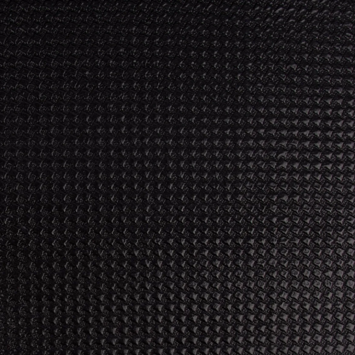 Bekleidungsstoff Faschingsstoff Steppstoff Rechtecke klein schwarz weiß 1,35m Breite