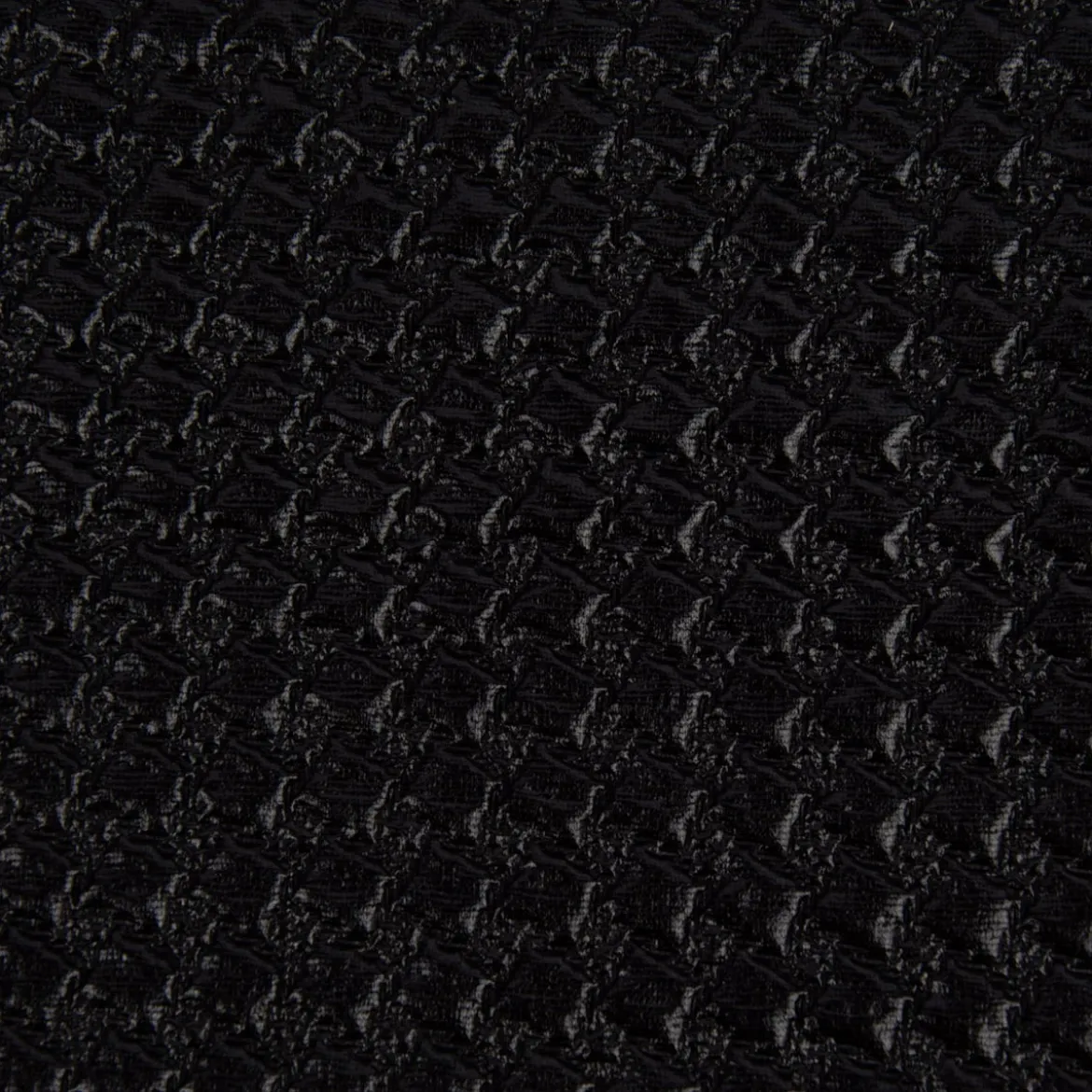 Bekleidungsstoff Faschingsstoff Steppstoff Rechtecke klein schwarz weiß 1,35m Breite