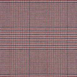 Bekleidungsstoff Hosenstoff Prince de Galles Karo rot blau 1,40m Breite
