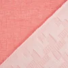 Bekleidungsstoff Jacquard Sweat Relief geometrisch pink meliert 1,55m Breite