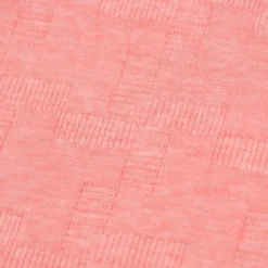 Bekleidungsstoff Jacquard Sweat Relief geometrisch pink meliert 1,55m Breite
