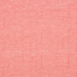 Bekleidungsstoff Jacquard Sweat Relief geometrisch pink meliert 1,55m Breite