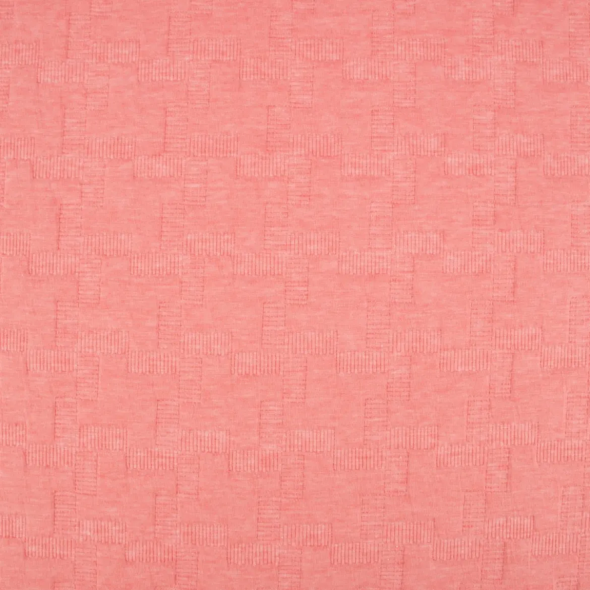 Bekleidungsstoff Jacquard Sweat Relief geometrisch pink meliert 1,55m Breite