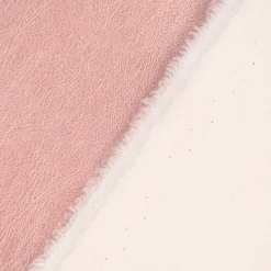 Bekleidungsstoff Kunstleder Lederimitat rosa metallic 1,4m Breite