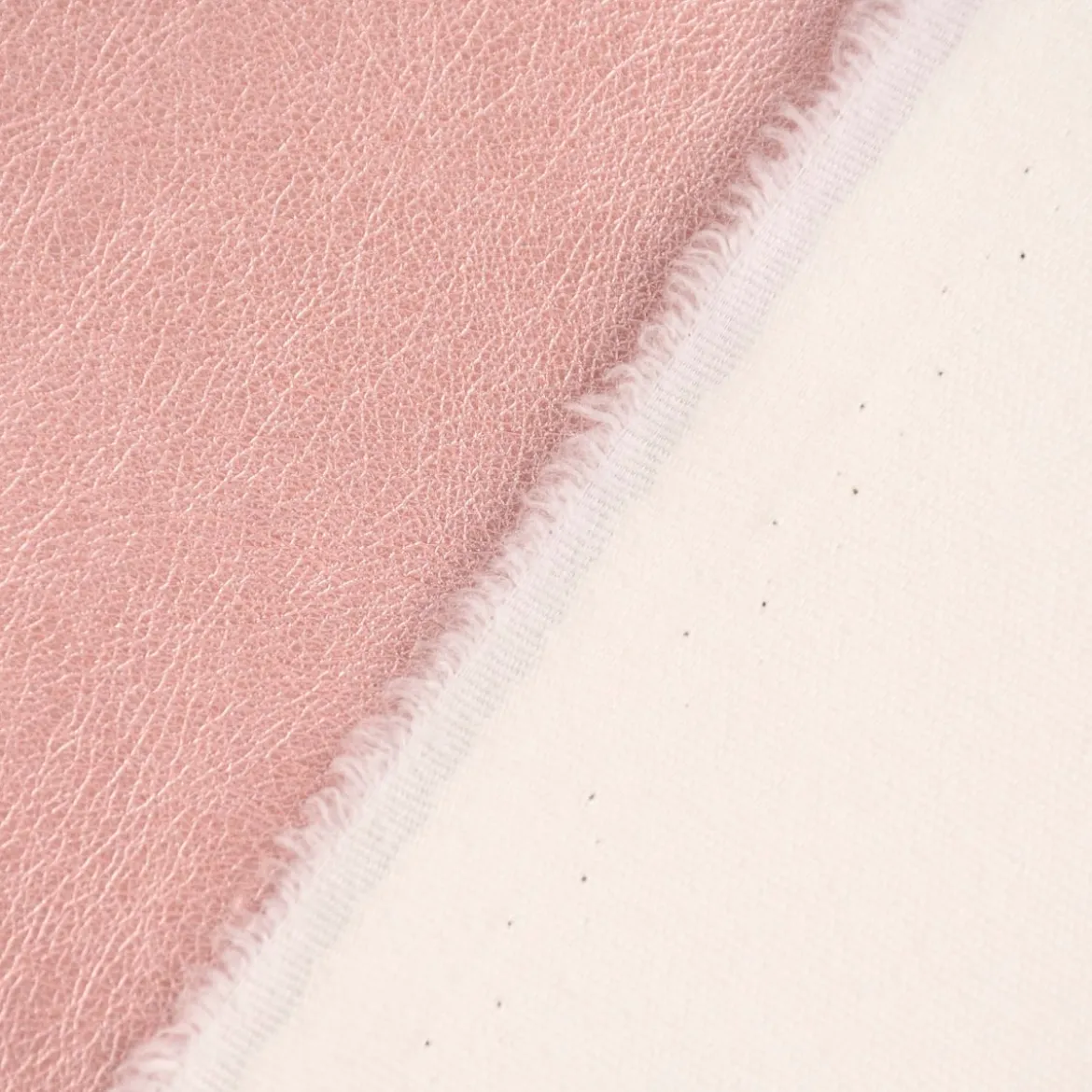 Bekleidungsstoff Kunstleder Lederimitat rosa metallic 1,4m Breite