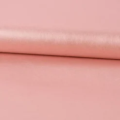Bekleidungsstoff Kunstleder Lederimitat rosa metallic 1,4m Breite
