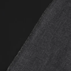 Bekleidungsstoff Kunstleder Lederimitat schwarz matt 1,4m Breite