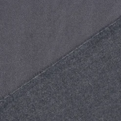 Bekleidungsstoff Kunstleder Lederimitat anthrazit metallic 1,4m Breite