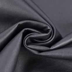 Bekleidungsstoff Kunstleder Lederimitat anthrazit metallic 1,4m Breite