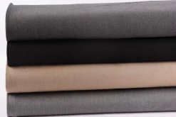 Bekleidungsstoff mit Viskose Barbados uni grau meliert 1,40m Breite