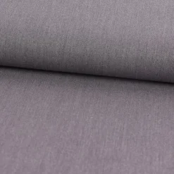 Bekleidungsstoff mit Viskose Barbados uni grau meliert 1,40m Breite