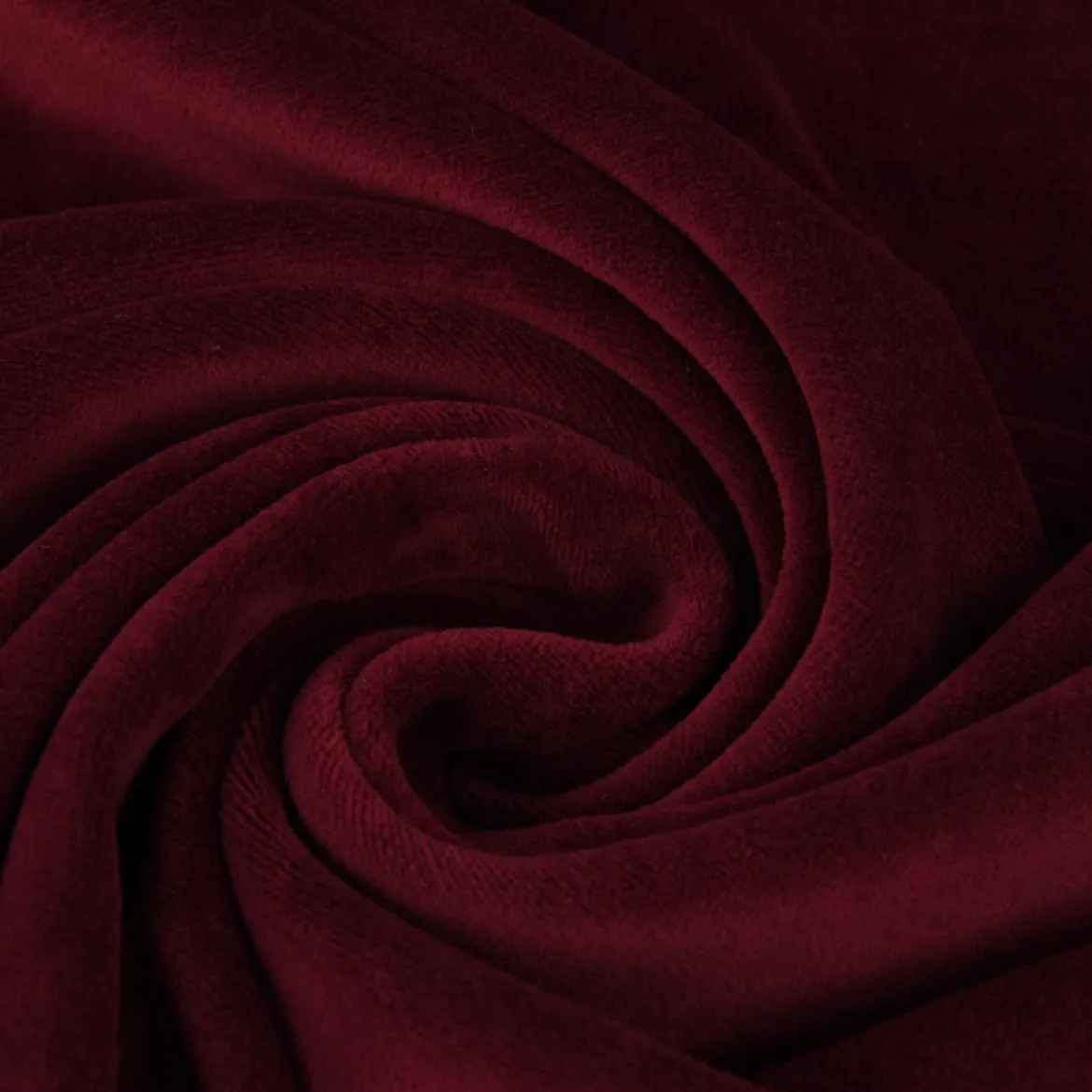 Bekleidungsstoff Nicky einfarbig bordeaux rot 1,4m Breite
