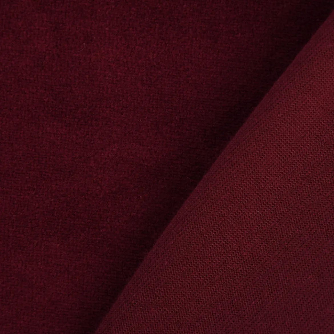 Bekleidungsstoff Nicky einfarbig bordeaux rot 1,4m Breite