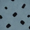 Bekleidungsstoff Nicky Tupfen Punkte jeansblau schwarz 1,55m Breite