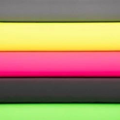 Bekleidungsstoff Polyester wasserabweisend reflektierend uni neon grün 1,4m Breite