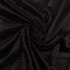 Bekleidungsstoff Samtstoff Stretchsamt einfarbig schwarz 1,5m Breite