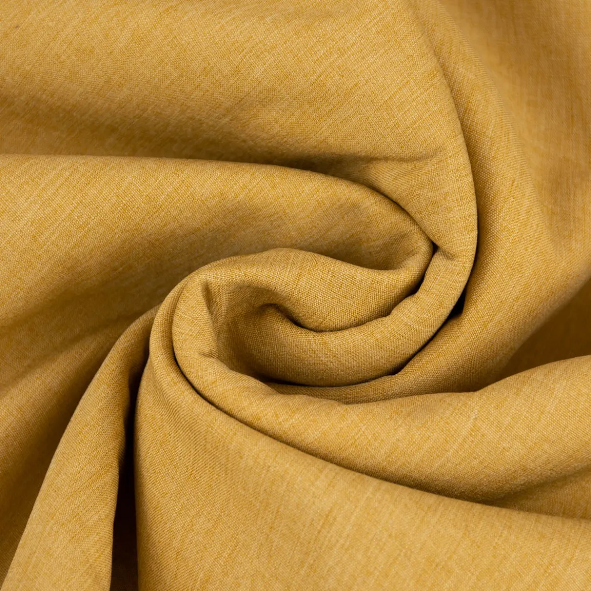 Bekleidungsstoff Softshell Fleece einfarbig ocker meliert 1,45m Breite