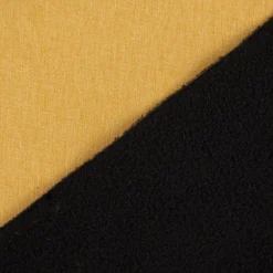 Bekleidungsstoff Softshell Fleece einfarbig ocker meliert 1,45m Breite