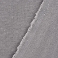 Bekleidungsstoff Sorona Leinen Stretch einfarbig grau 1,34m Breite