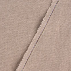 Bekleidungsstoff Sorona Leinen Stretch einfarbig hellbraun 1,34m Breite