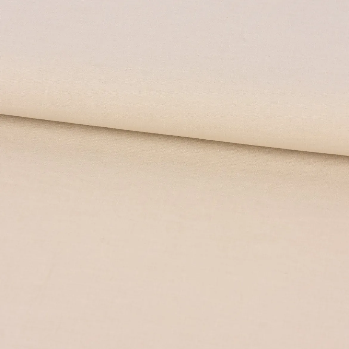 Bekleidungsstoff Sorona Leinen Stretch einfarbig beige 1,34m Breite