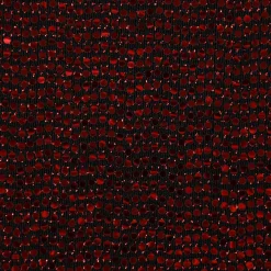 Bekleidungsstoff Stretch Lurex Pailletten Glitzer schwarz rot 1,45m Breite
