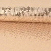 Bekleidungsstoff Stretch Lurex Pailletten Glitzer weiß goldfarbig 1,45m Breite