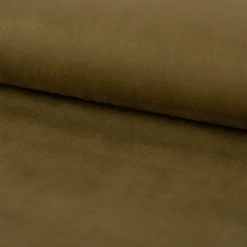 Bekleidungsstoff Stretch Wildlederimitat einfarbig khaki 1,5m Breite