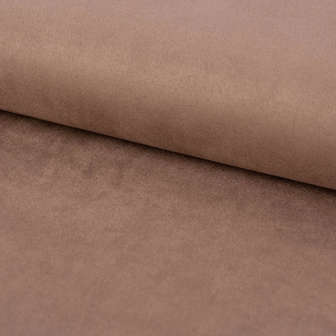Bekleidungsstoff Stretch Wildlederimitat einfarbig taupe 1,5m Breite
