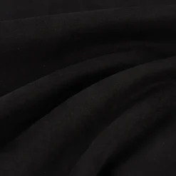 Bekleidungsstoff Stretch Wildlederimitat einfarbig schwarz 1,5m Breite
