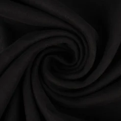 Bekleidungsstoff Stretch Wildlederimitat einfarbig schwarz 1,5m Breite
