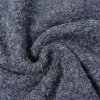 Bekleidungsstoff Strickstoff Bouclé Bouclette einfarbig dunkelblau 1,4m Breite