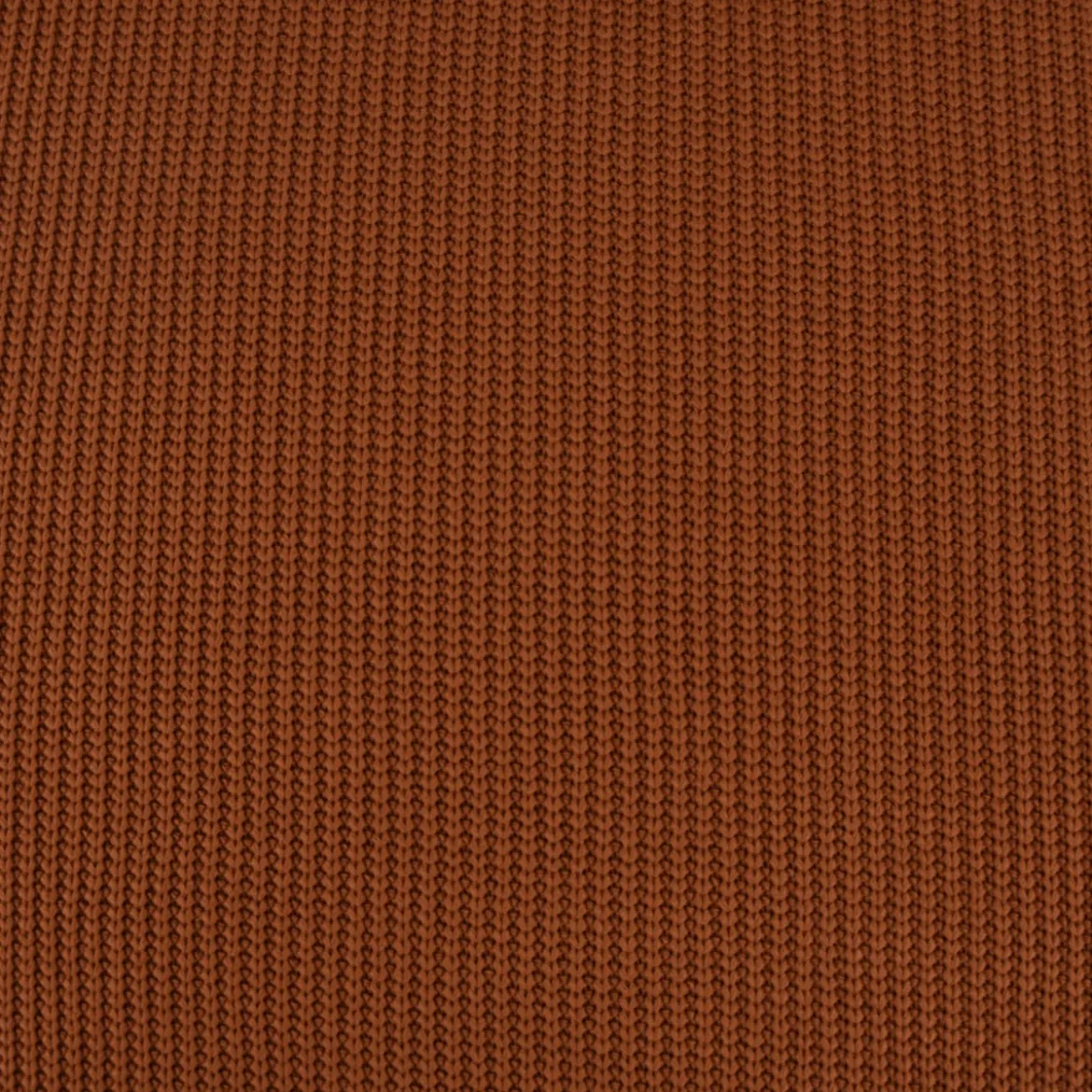 Bekleidungsstoff Strickstoff Grobstrick einfarbig braun 1,47m Breite