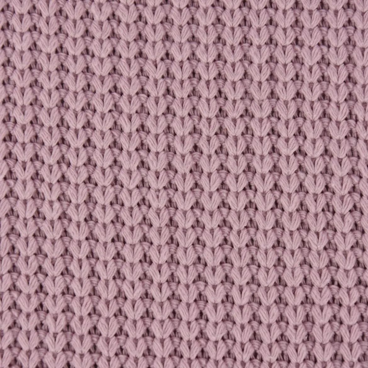 Bekleidungsstoff Strickstoff Grobstrick einfarbig rosa 1,47m Breite