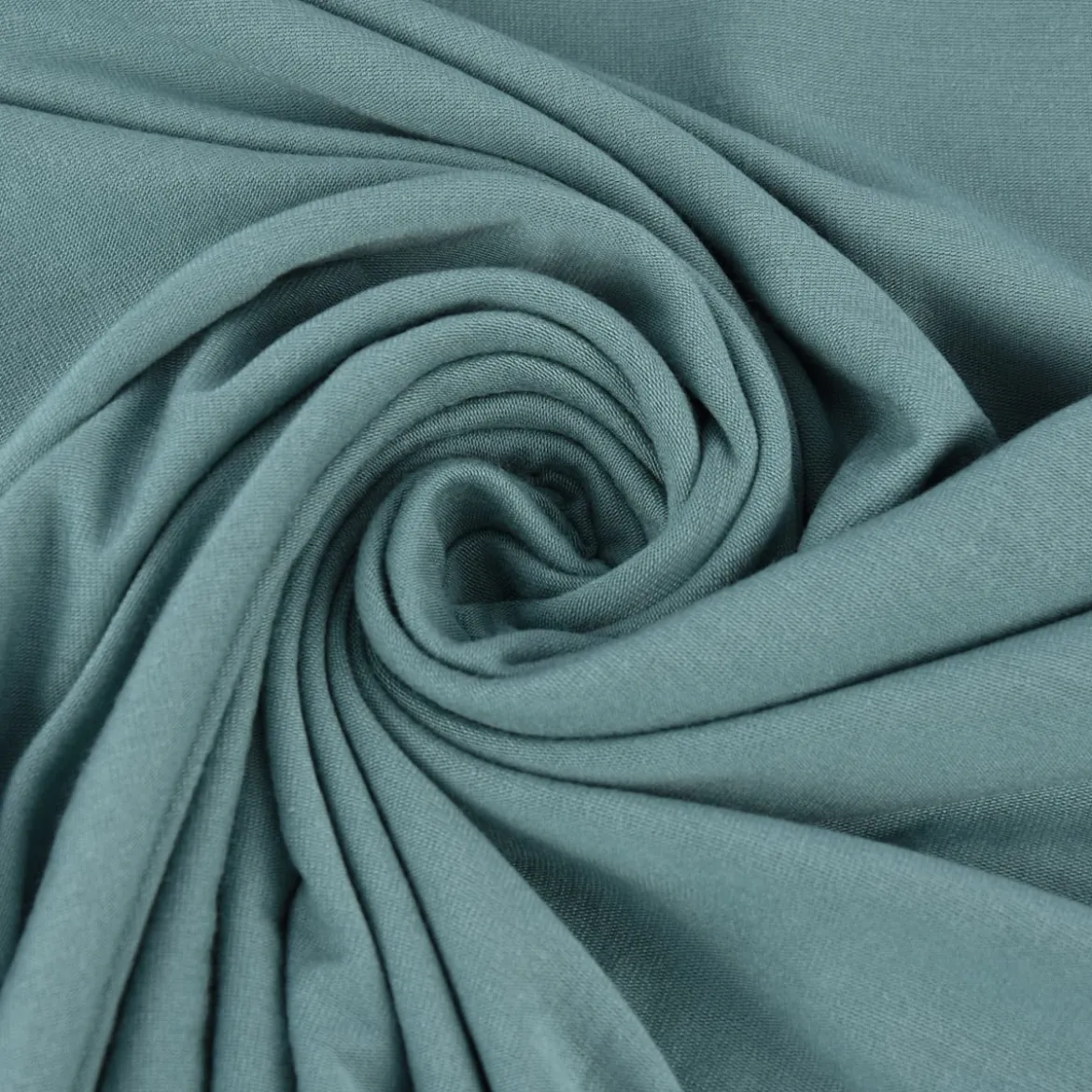 Bekleidungsstoff Tencel Modal Jersey einfarbig dunkel mint 1,45m Breite