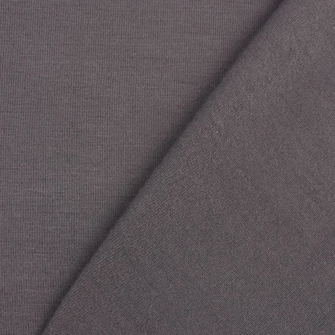 Bekleidungsstoff Tencel Modal Jersey einfarbig grau 1,45m Breite