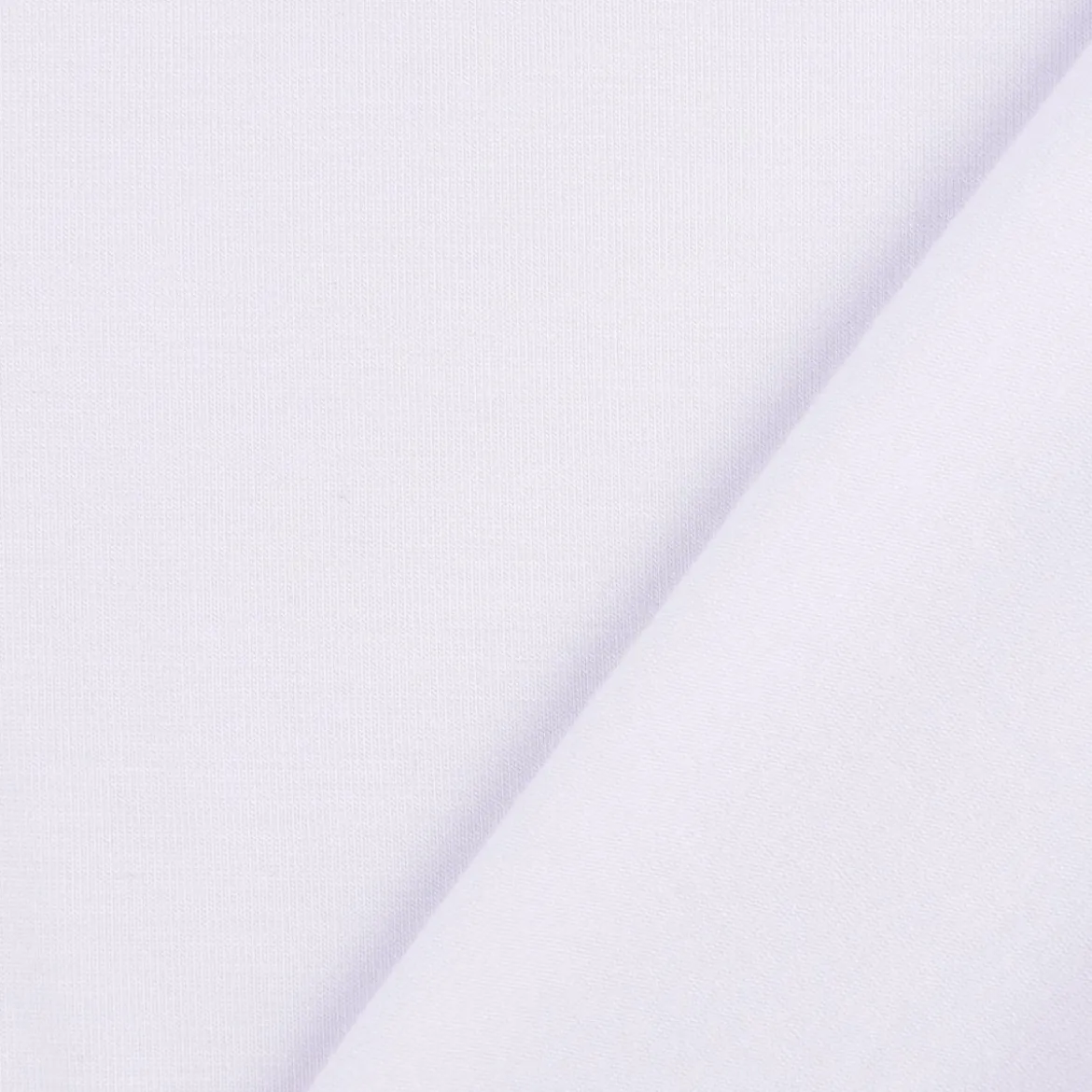 Bekleidungsstoff Tencel Modal Jersey einfarbig weiß 1,45m Breite