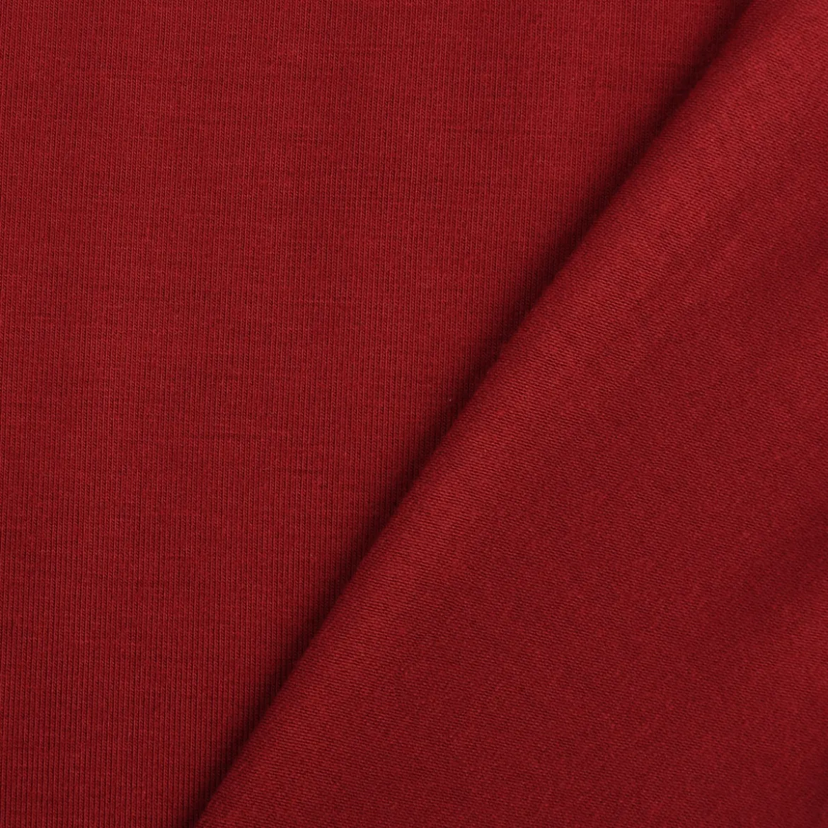 Bekleidungsstoff Tencel Modal Jersey einfarbig dunkelrot 1,45m Breite
