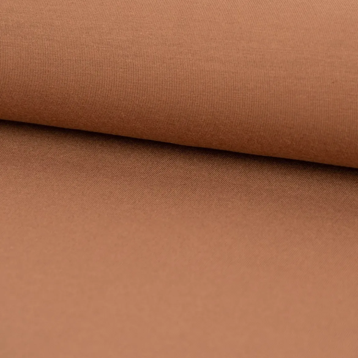 Bekleidungsstoff Tencel Modal Jersey einfarbig hellbraun 1,45m Breite