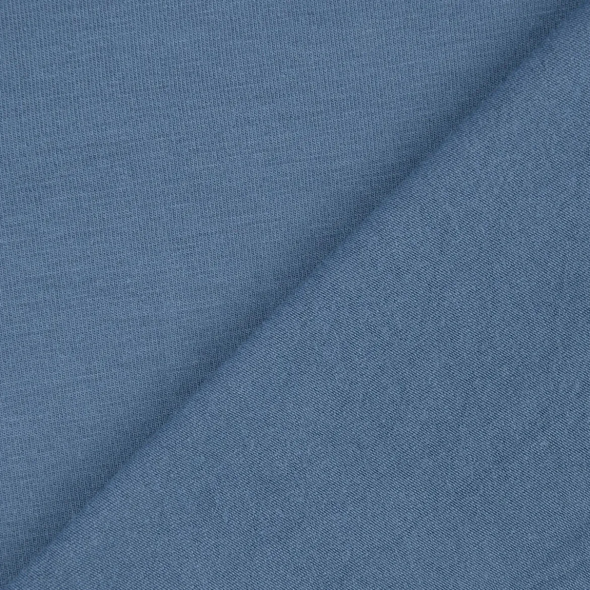 Bekleidungsstoff Tencel Modal Jersey einfarbig jeansblau 1,45m Breite