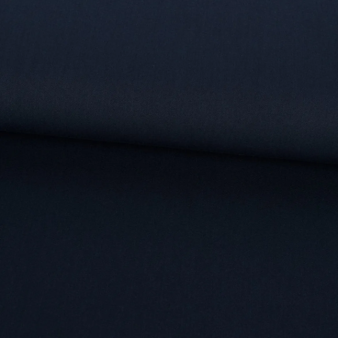 Bekleidungsstoff Twill Köper Wool Touch extra weich einfarbig dunkelblau 1,45m Breite