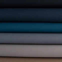 Bekleidungsstoff Twill Köper Wool Touch extra weich einfarbig dunkelblau 1,45m Breite