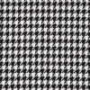 Bekleidungsstoff Viskose Pied de Poule Hahnentritt klein weiß schwarz 1,45m Breite