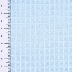 Bekleidungsstoff Waffelpique Baumwolle uni hellblau 1,50m Breite