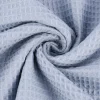 Bekleidungsstoff Waffelpique Baumwolle uni dusty blau 1,50m Breite