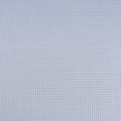 Bekleidungsstoff Waffelpique Baumwolle uni dusty blau 1,50m Breite